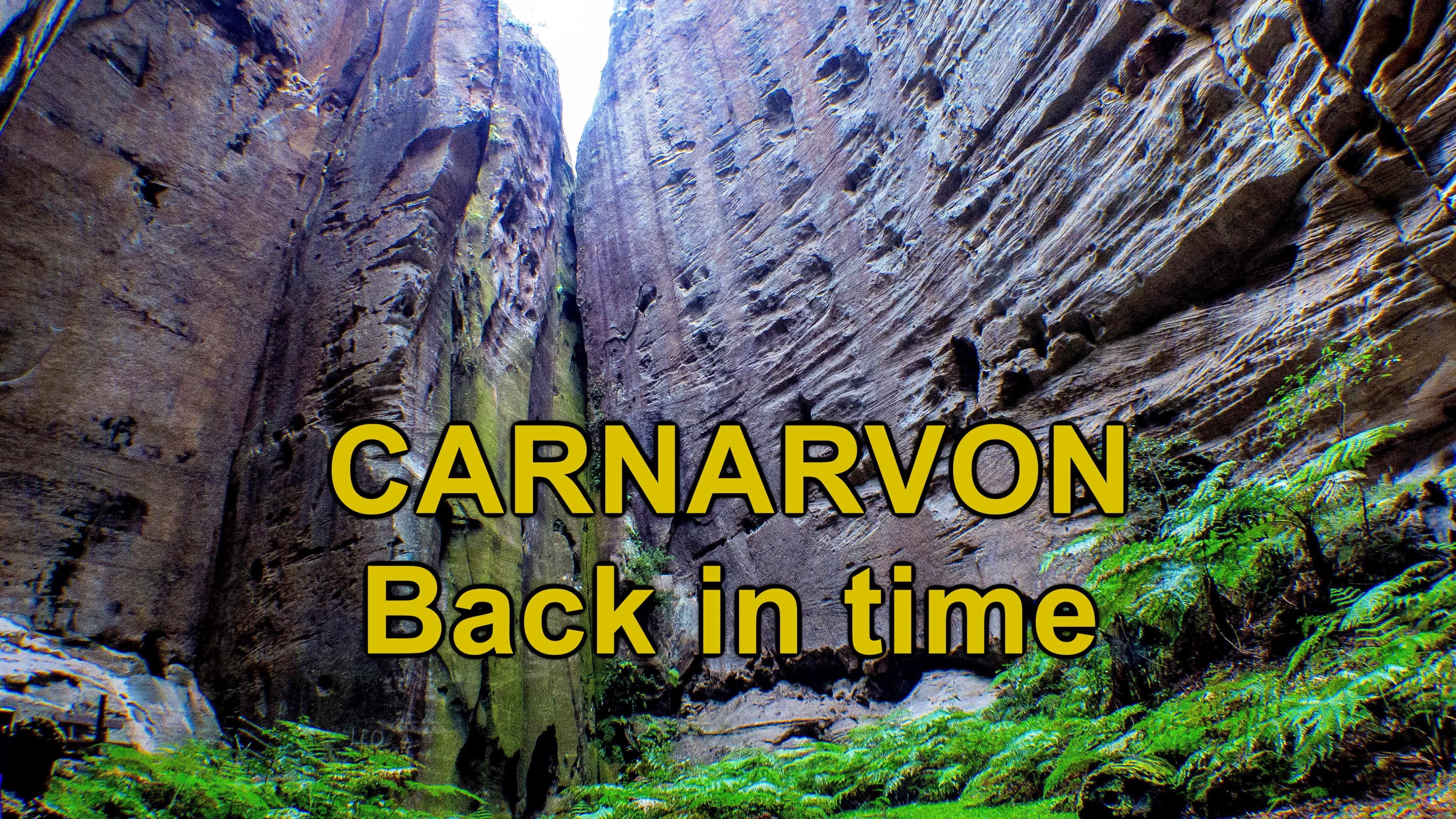 Carnarvon, Back in Time poster
